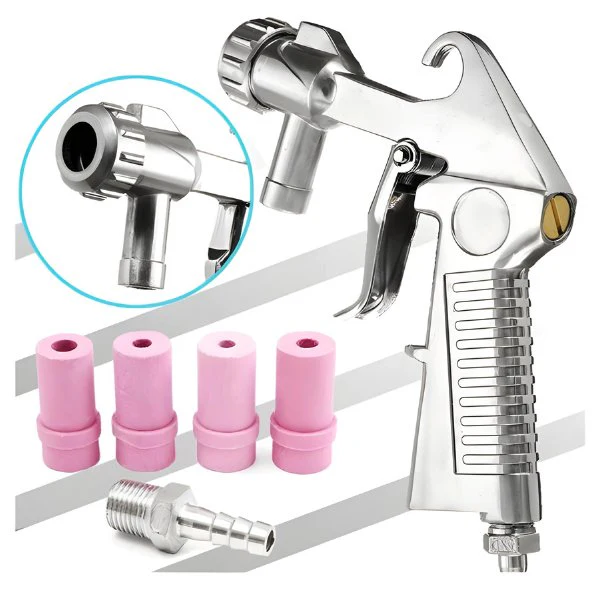 Air Gun Sandblaster Sprayer with Ceramic Tips - Image 2