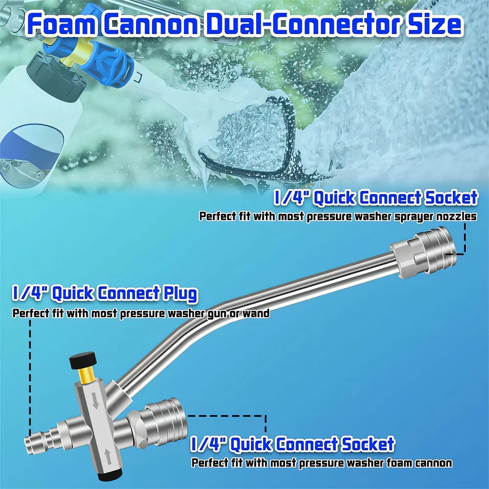 Foam Cannon Dual Connector - Image 4