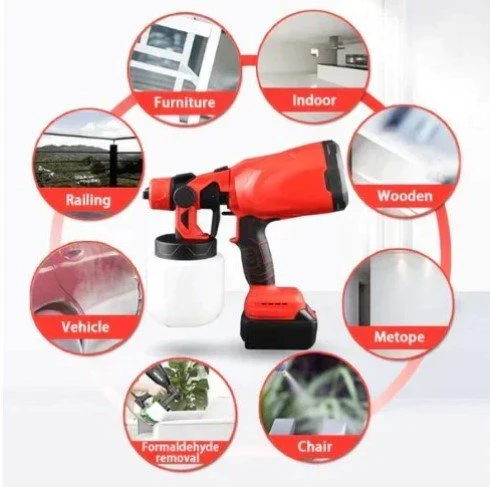 Pousbo® Portable Automatic High-pressure Paint Spray Gun - Image 7