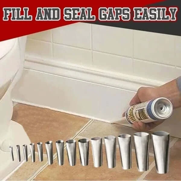 Reusable Caulking Nozzle Applicator Finishing Tool - Image 3