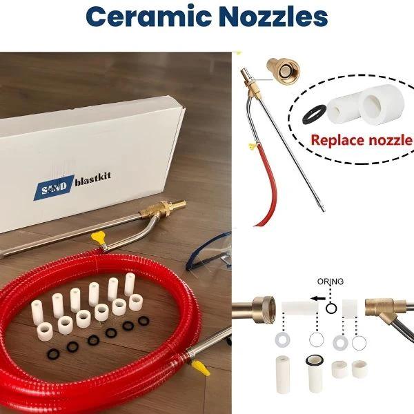 UPGRADE SANDBLASTKIT ( BRASS NOZZLE/ STEEL HOSE ) - Diane - Image 27
