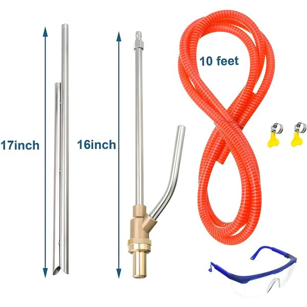 UPGRADE SANDBLASTKIT  ( BRASS NOZZLE/ STEEL HOSE ) BOATS - Image 2