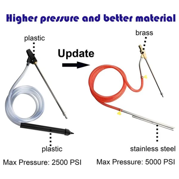 UPGRADE SANDBLASTKIT  ( BRASS NOZZLE/ STEEL HOSE ) BOATS - Image 4