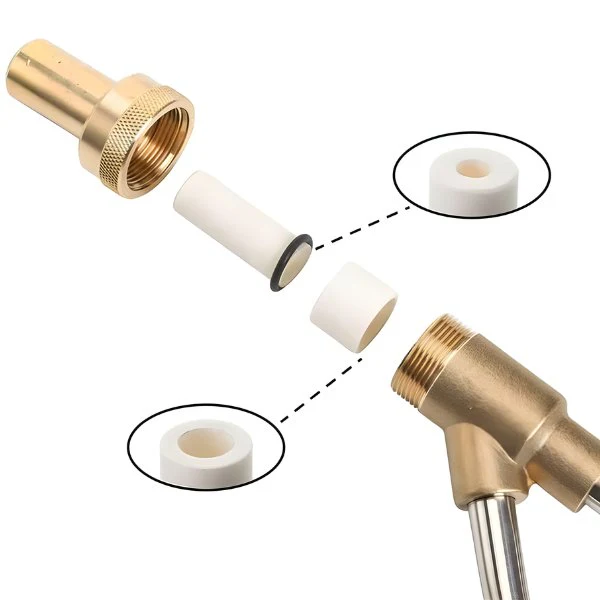 UPGRADE SANDBLASTKIT  ( BRASS NOZZLE/ STEEL HOSE ) BOATS - Image 6