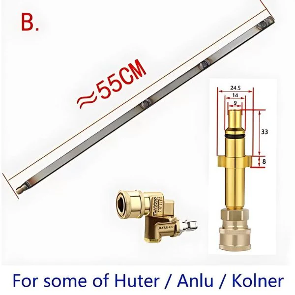 Water Tank Cleaning Tool - Radiator Rod, Jump Nozzle for Large Truck - Image 11