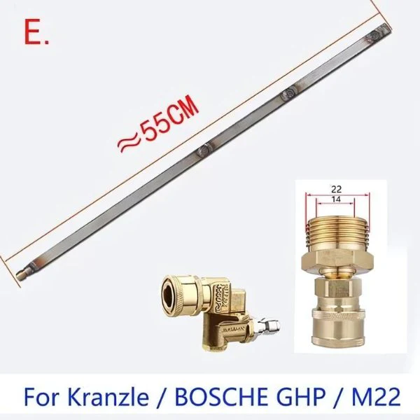 Water Tank Cleaning Tool - Radiator Rod, Jump Nozzle for Large Truck - Image 14