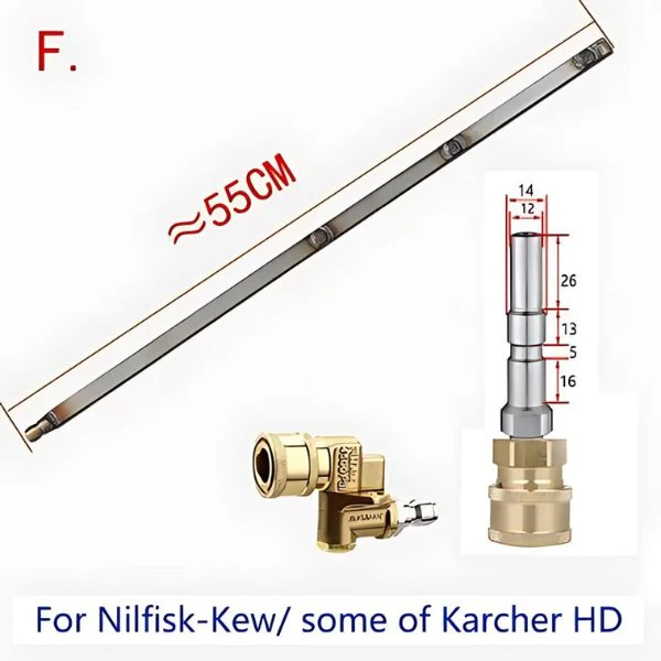 Water Tank Cleaning Tool - Radiator Rod, Jump Nozzle for Large Truck - Image 15