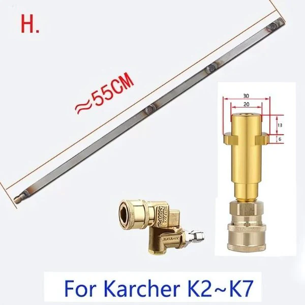Water Tank Cleaning Tool - Radiator Rod, Jump Nozzle for Large Truck - Image 17